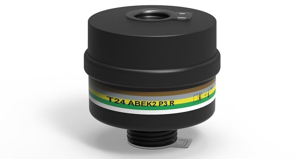 T24 ABEK2 P3R Vidalı Gaz & Toz Filtresi