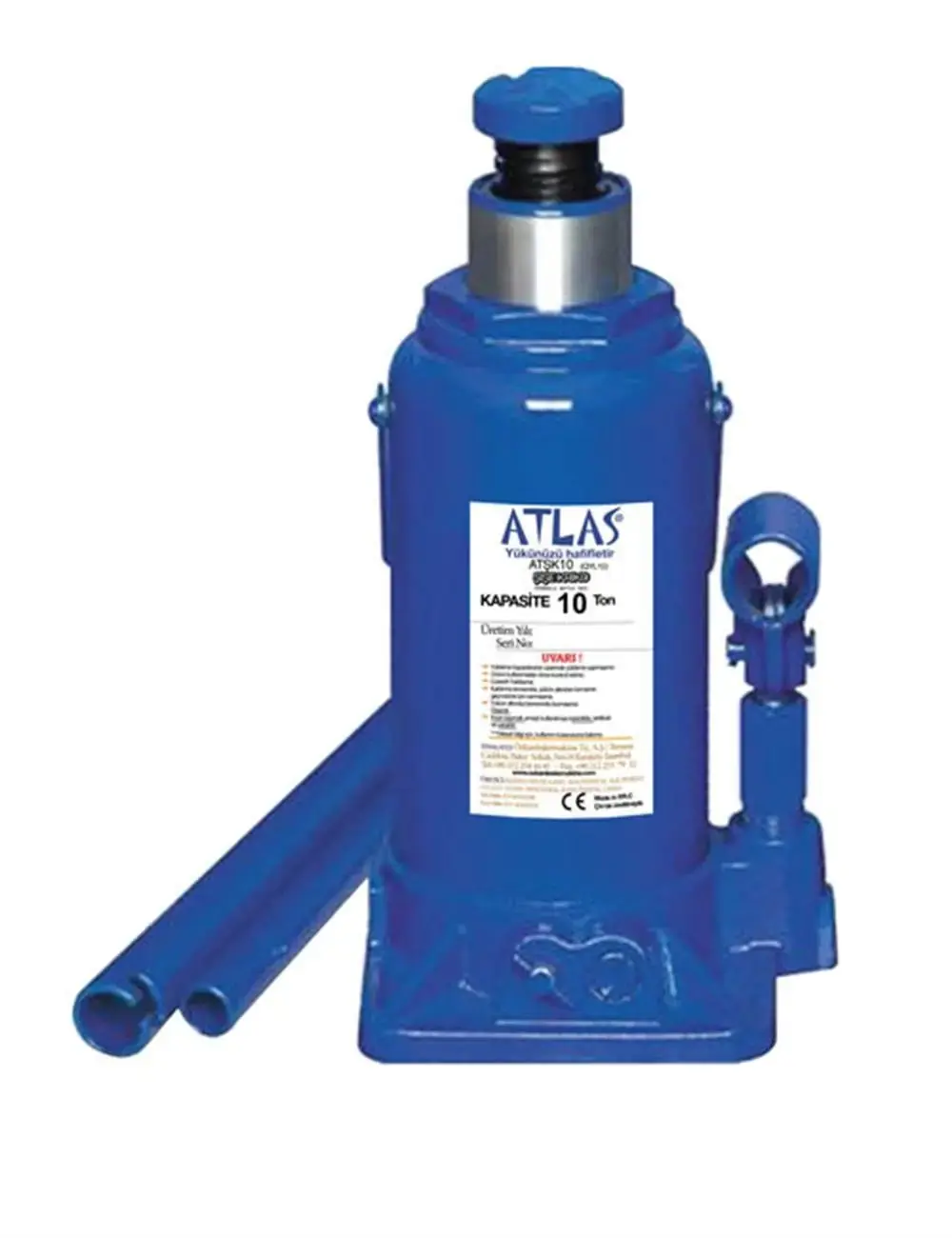10 Ton Hidrolik Şişe Kriko - ATŞK 10 ATLAS PRO