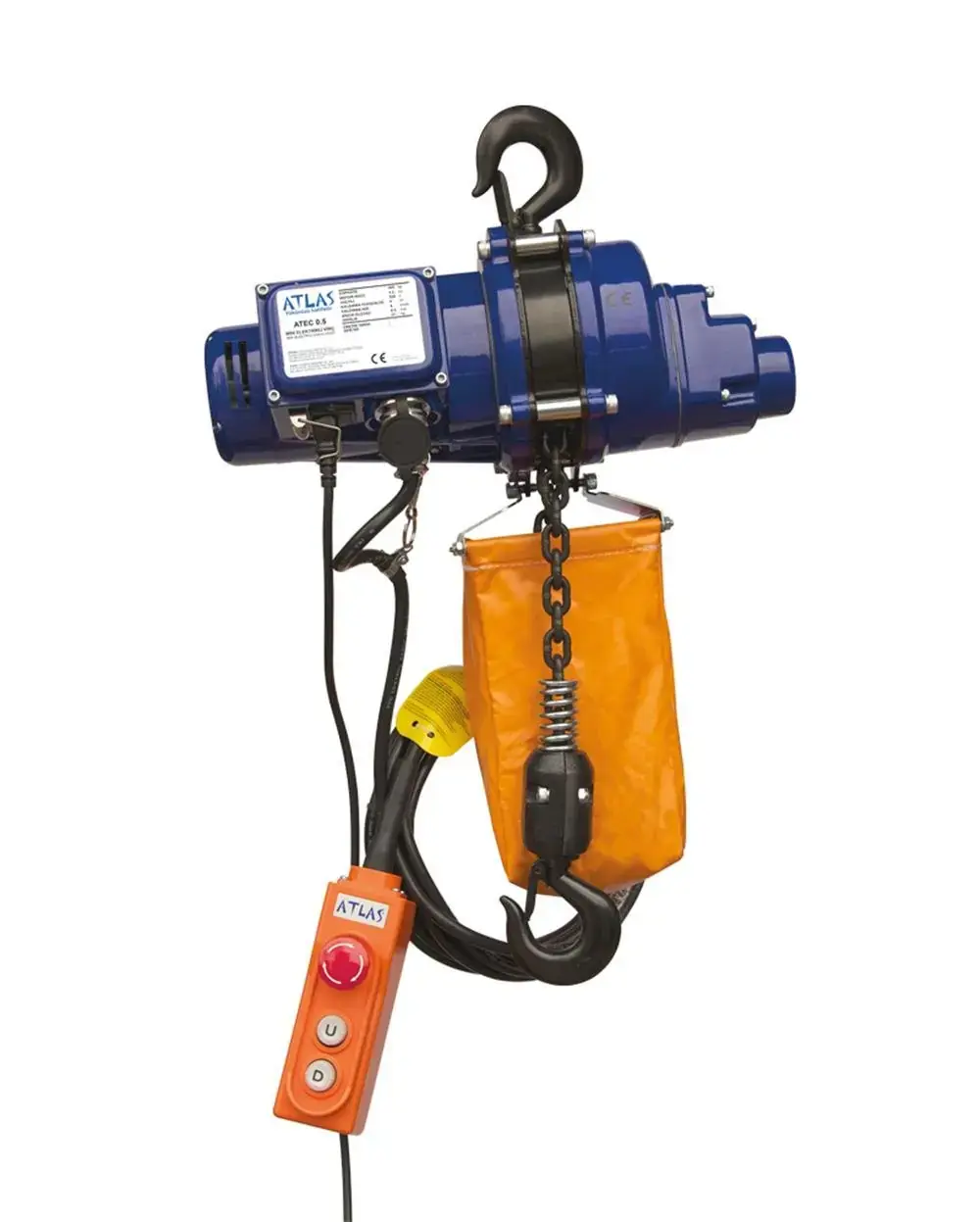 0.5 Ton 220 V Mini Elektrikli Zincirli Vinç - ATEC 0.5 ATLAS PRO