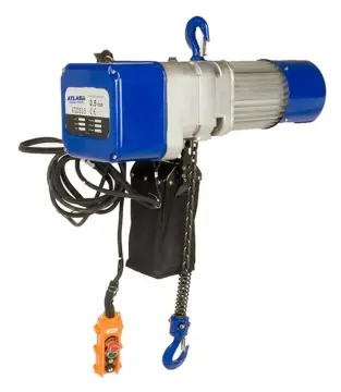 0.5 Ton 6 m Çift Hızlı Elektrikli Zincirli Vinç 380 V - ATZCS 0.5 ATLAS PRO