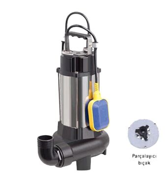 Duffmart V1100DF Pis Su Foseptik Bıçaklı Parçalayıcılı Dalgıç Pompa