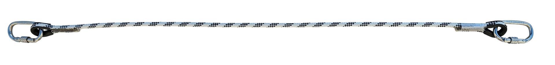 Kİ 283 Tek Kol Statik Lanyard -ÇİFT KARABİNALI