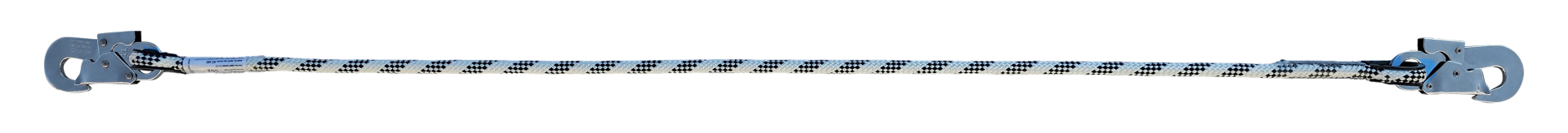 Kİ 285 Tek Kol Statik Lanyard -ÇİFT KÜÇÜK KANCALI