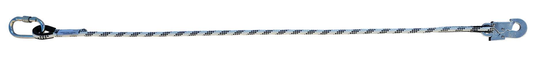 Kİ 287 Tek Kol Statik Lanyard -Karabinalı + Tek Küçük kancalı