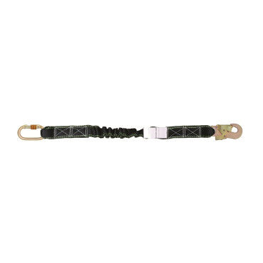 Kİ 397 Tek Kol Lanyard Elastik Halatlı -Karabinalı + Küçük Kancalı