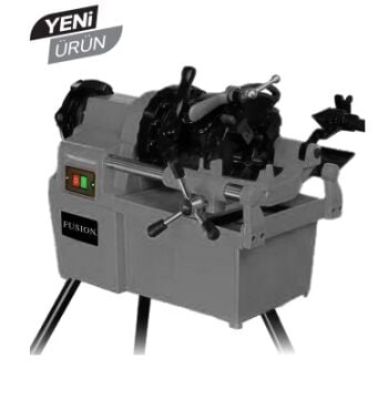 ELEKTRİKLİ TEZGAH TİPİ DİŞ AÇMA PAFTA MAKİNESİ - MANUEL FSBPT50M2 FUSİON
