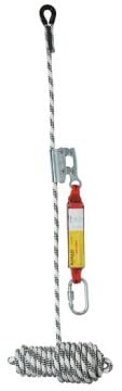 KY 2003 Mobil Dikey Yaşam halatı 12 mm Statik Halatlı Şok Emici+Karabina+Halat Tutucu