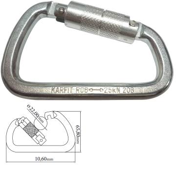 KK 113 Çelik Otomatik 2 kdm. Karabina 25 kN