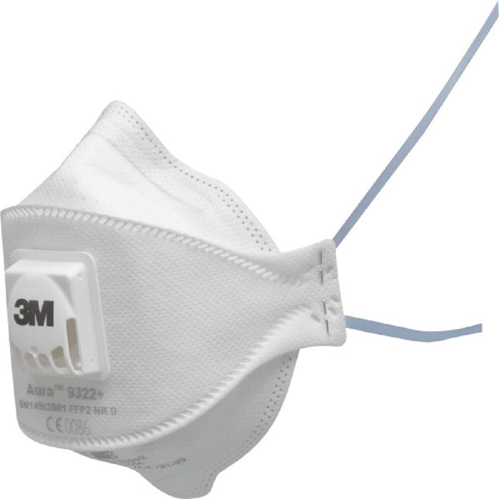 3m Aura 9322+ FFP2 Ventilli Toz Maskesi