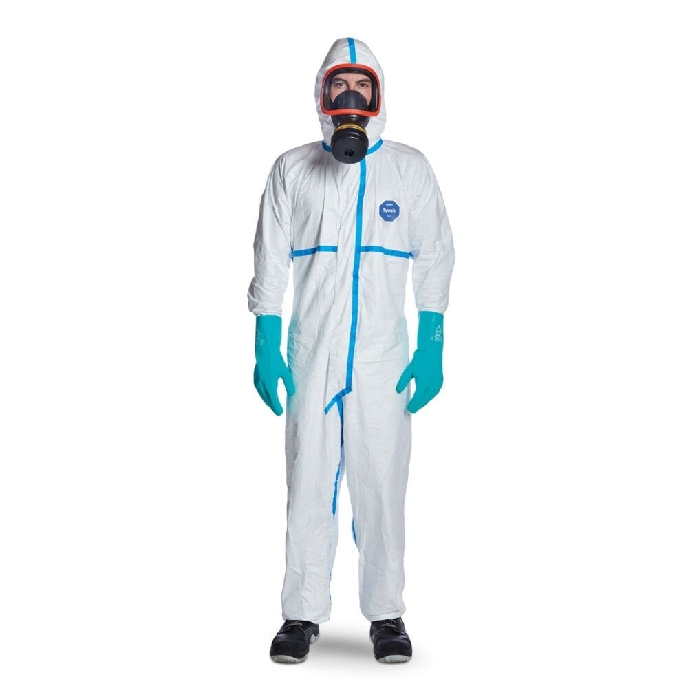 DuPont Tyvek 600 Plus Kapüşonlu Tulum TYCHA5TWH00