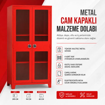 KİŞİSEL KORUYUCU DONANIM MALZEME DOLABI (KKD DOLABI)