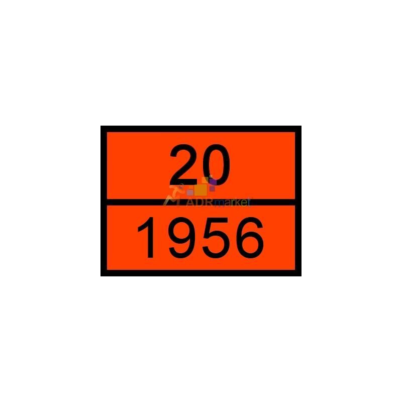 UN 20/1956 Turuncu Plaka