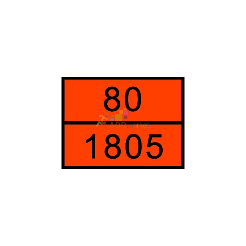 TURUNCU PLAKA 80/1805