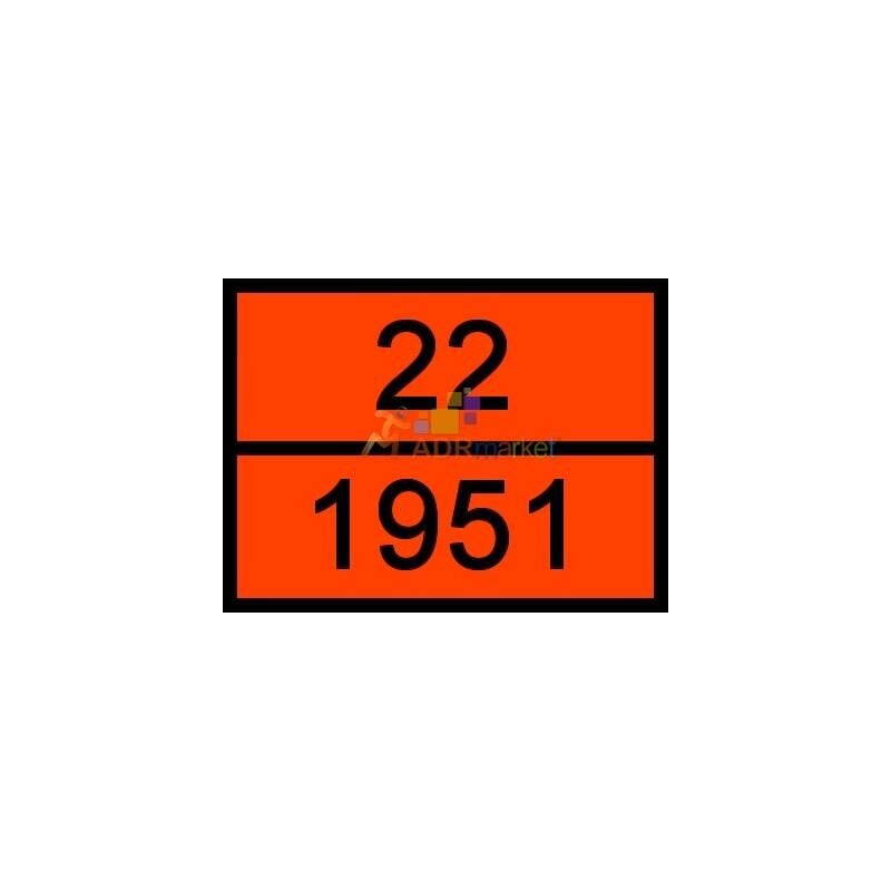 UN 22/1956 Turuncu Plaka