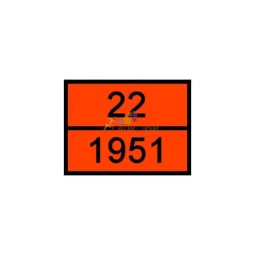 UN 22/1956 Turuncu Plaka
