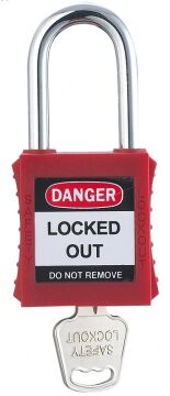 38mm Çelik Çene Emniyet Asma Kilit