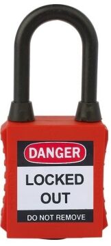 38mm Toz Korumalı Plastik Çene Emniyet Asma Kilit