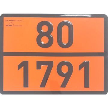 UN 80/1791 Turuncu Plaka