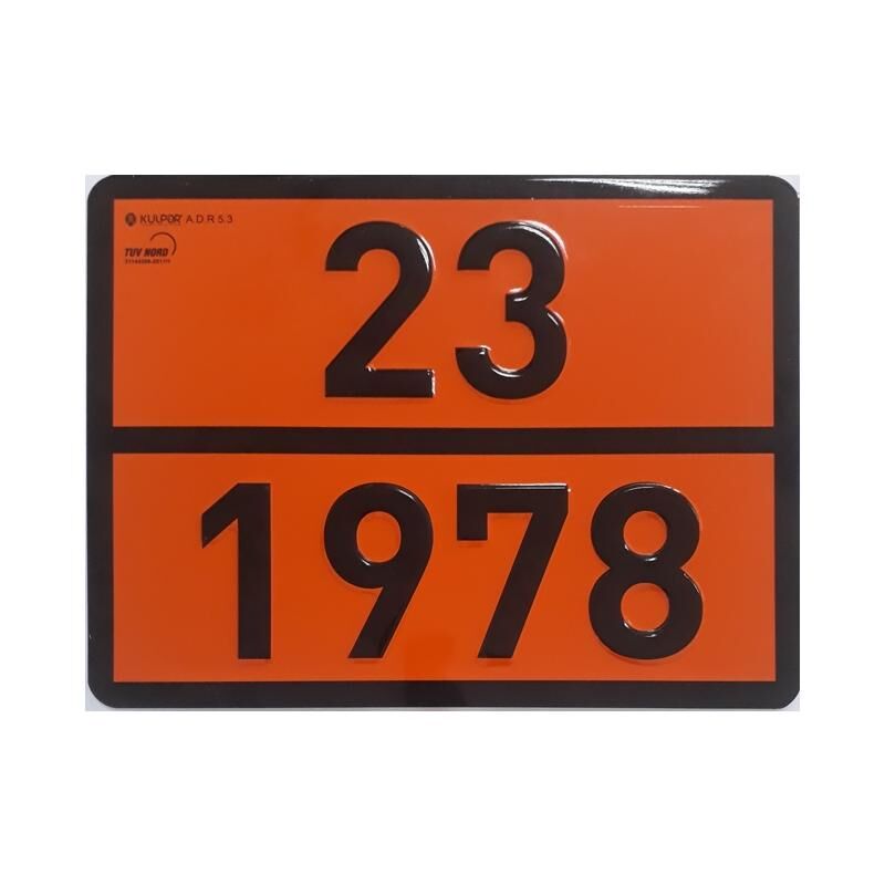 UN 23/1978 TURUNCU PLAKA