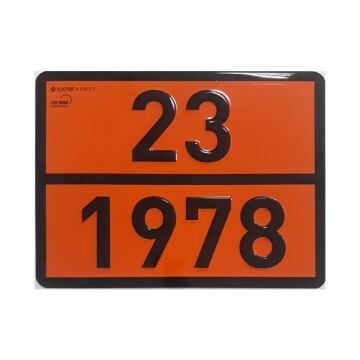 UN 23/1978 TURUNCU PLAKA