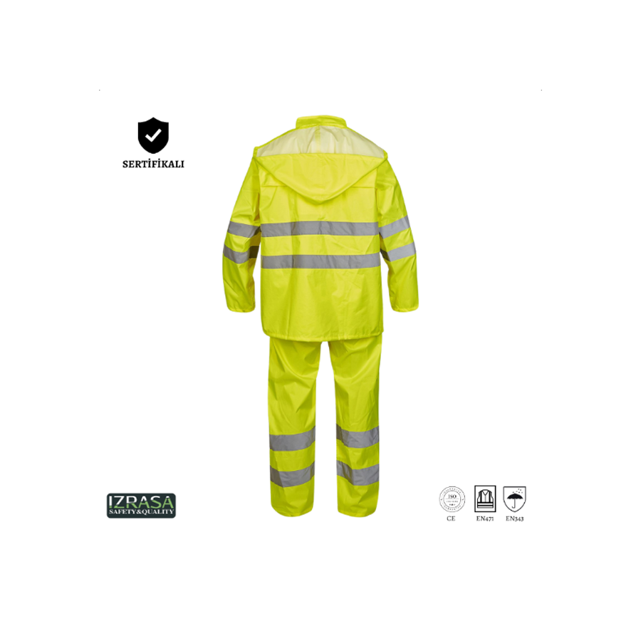 Izrasa SJ05 İmperteks Reflektörlü Takım Yağmurluk