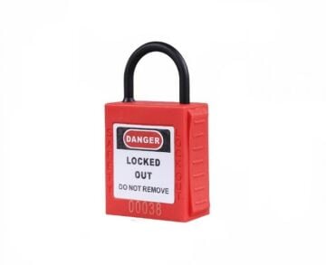 İnce Kısa Plastik Çene Emniyet Asma Kilit