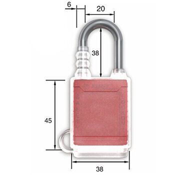 Emniyet Asma Kilit Toz Geçirmez