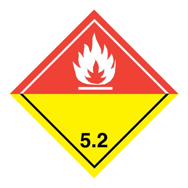 Sınıf 5.2 Tehlike Levhası