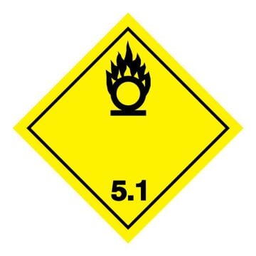 Sınıf 5.1 Tehlike Levhası