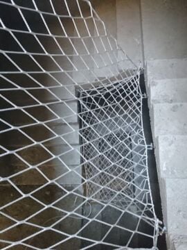 Güvenlik Filesi 10×10 göz aralığı  6MM kalınlık