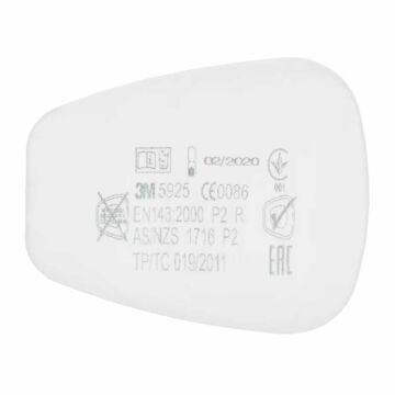 3M 5925 P2 Toz ve Sis Partikül Filtresi (1 Çift)