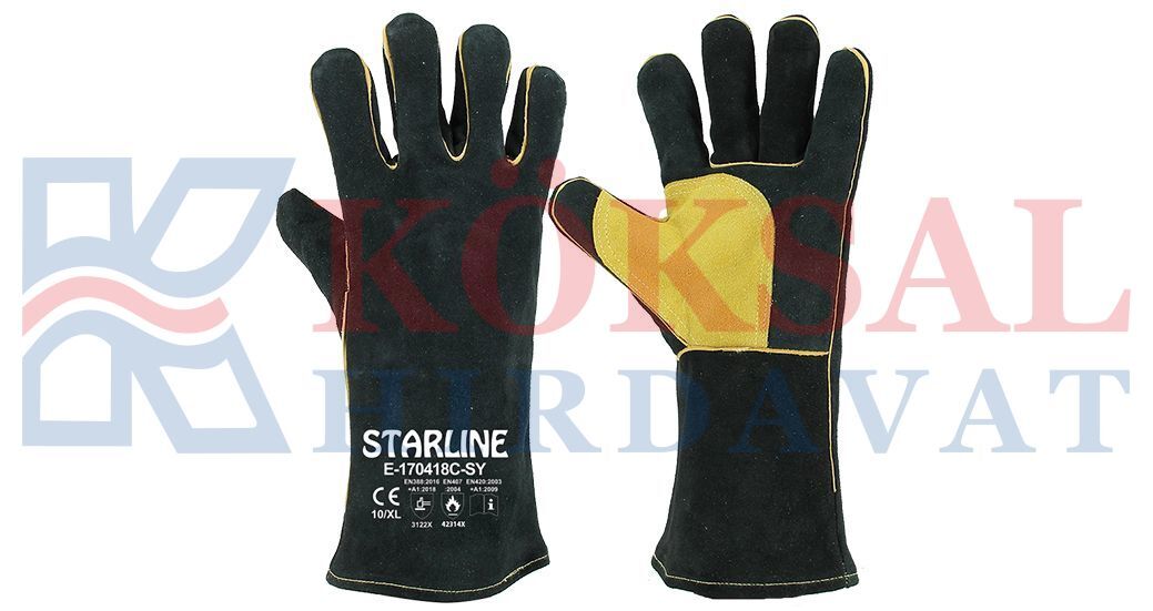 STARLİNE E-170418C-SY YARMA DERİ ELDİVEN