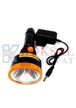 Gold Police Li-ion Bataryalı Şarjlı El Feneri Gp-207