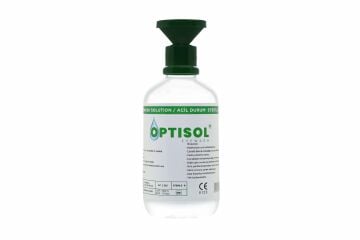 OPTİSOL Göz Duşu Suyu Solüsyonu 500ML. Sterile Sodium Cloride 0,9%
