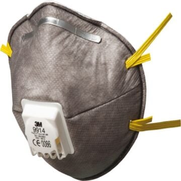 3M 9914 FFP1 Ventilli Aktif Karbonlu Gaz Ve Toz Maskesi