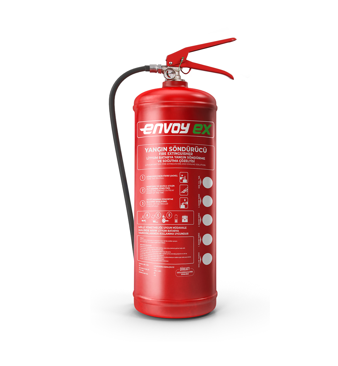 Lityum Pil Yangınları İçin Özel EnvoyEx 6L