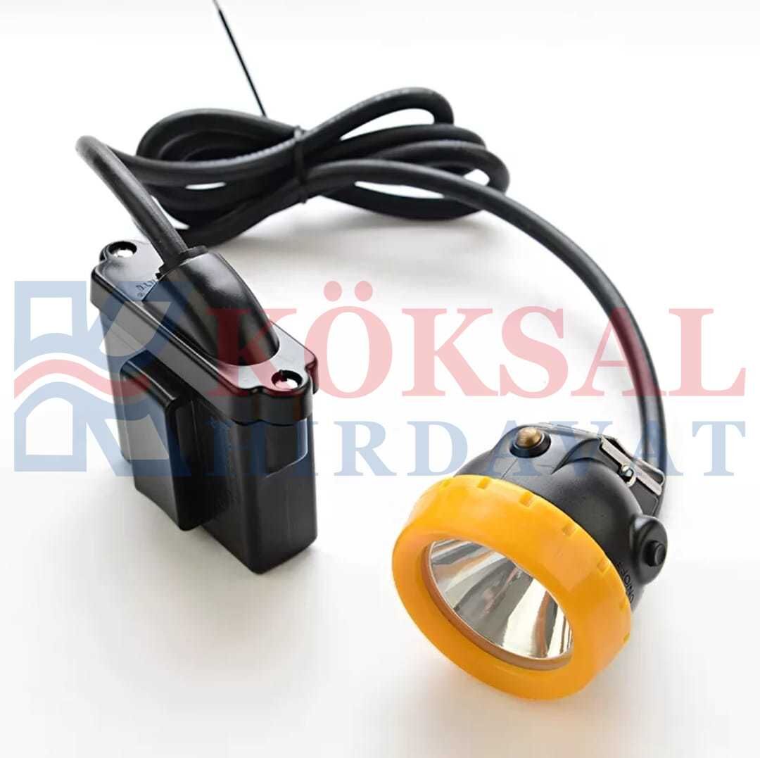 3W Su Geçirmez KL5M KL8M LED Madenci Işık Emniyet Kapağı Lambası Madencilik Far