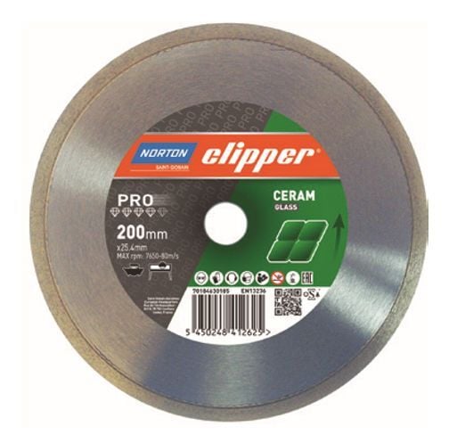 NORTON PRO CERAM GLASS 180mm TESTERE