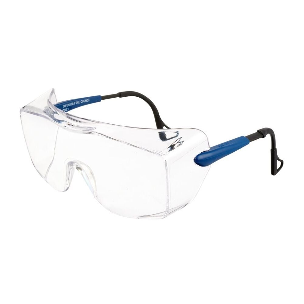 3M Ox2000 17-5118-2040M Mavi Pc Clear Dx Gözlük