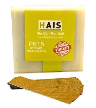 Hais Pin Kıl Çivi 06*15 MM (Koli 48 Paket)