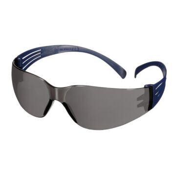 3M SF102AF-BLU-EU Mavi Çerçeveli.Çizilmeye Dayanıklı, Buğu Önleyicili Gri Lens