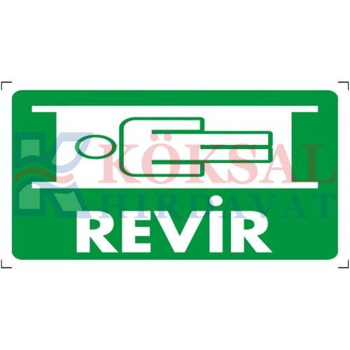REVİR- İKAZ LEVHASI