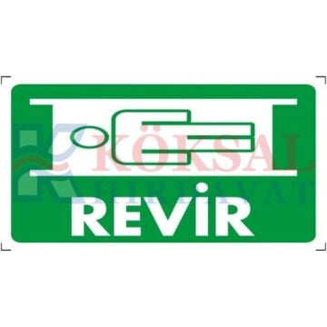 REVİR- İKAZ LEVHASI